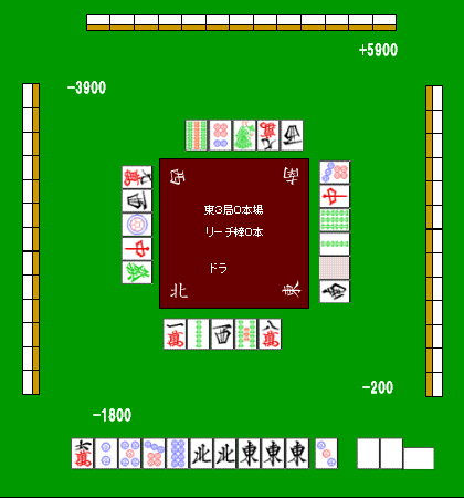 例3：不应轻易切出关键搭子的局面图